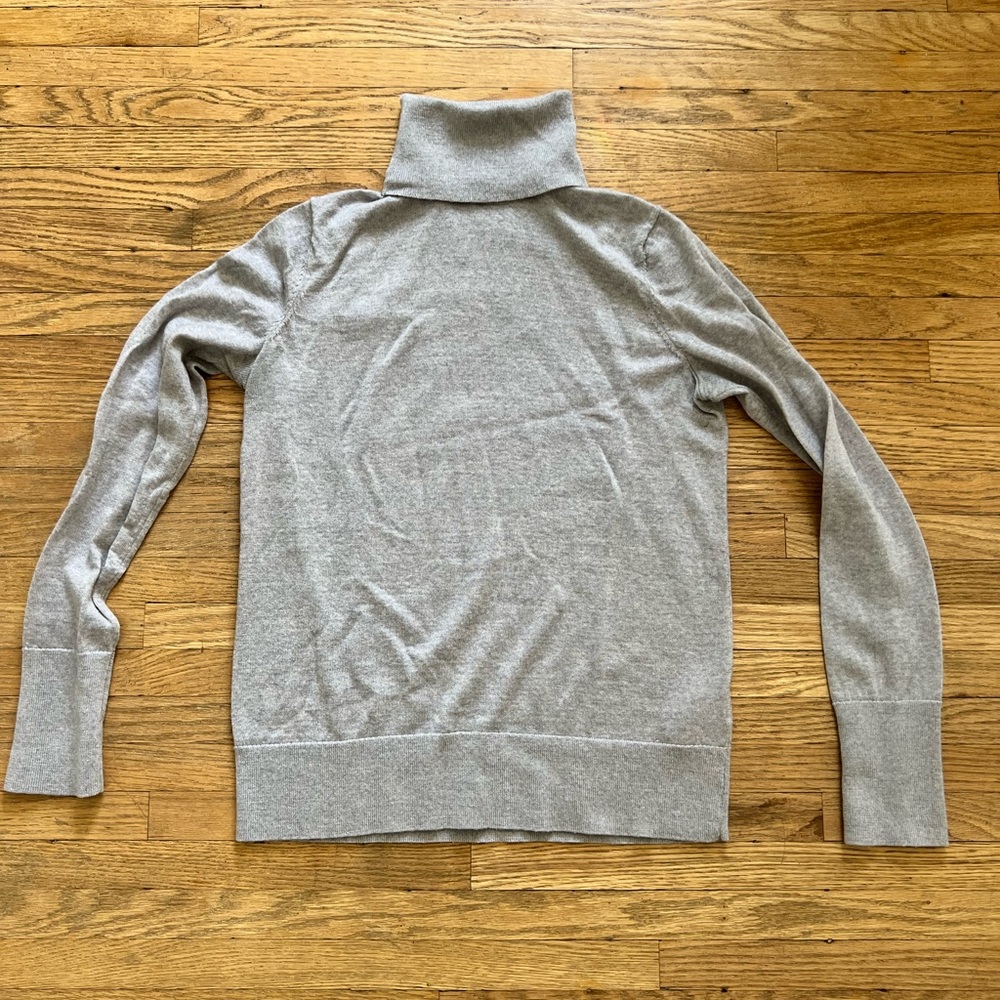 GAP Extra Fine Merino Wool Turtleneck Dusty Purple